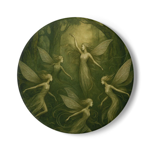 Ethereal Forest Spirits - Ceramic Coaster