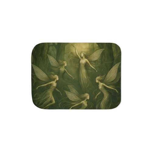 Ethereal Forest Spirits - Sherpa Blanket, Two Colors Ethereal Forest Spirits - Sherpa Blanket, Two Colors