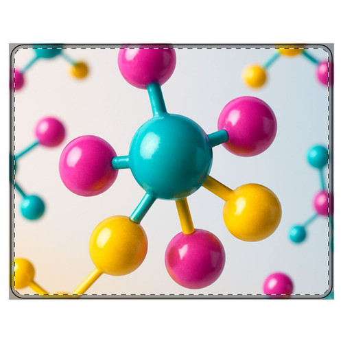 Molecular Harmony - PU Leather Mouse Mat