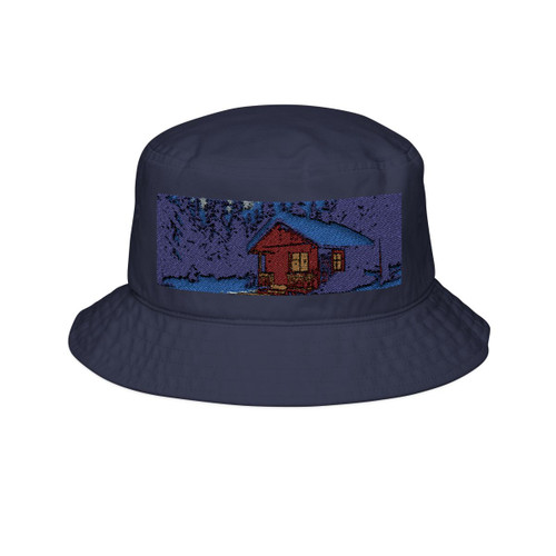 Joyful Winter Wonderland - Bucket Hat (Embroidery)