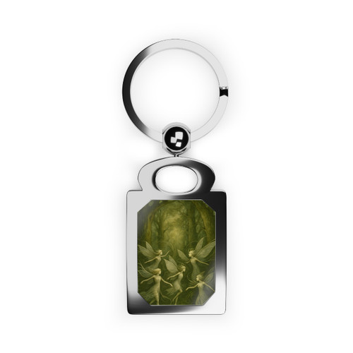 Ethereal Forest Spirits - Rectangle Photo Keyring