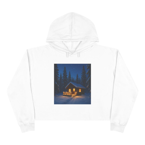 Joyful Winter Wonderland - Crop Hoodie Joyful Winter Wonderland - Crop Hoodie