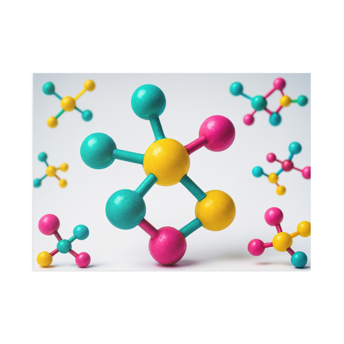 Molecular Harmony - Fine Art Postcards