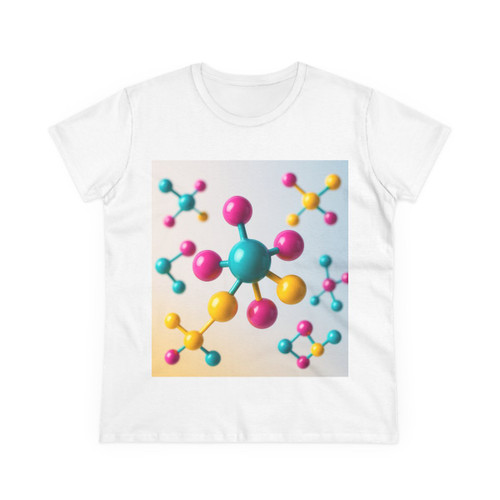 Molecular Harmony - Women's Midweight Cotton Tee