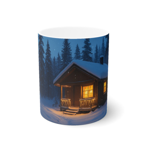 Joyful Winter Wonderland - White Ceramic Mug, 11oz and 15oz