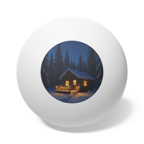 Joyful Winter Wonderland - Ping Pong Balls, 6 pcs