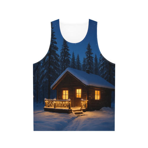 Joyful Winter Wonderland - Unisex Tank Top (AOP)