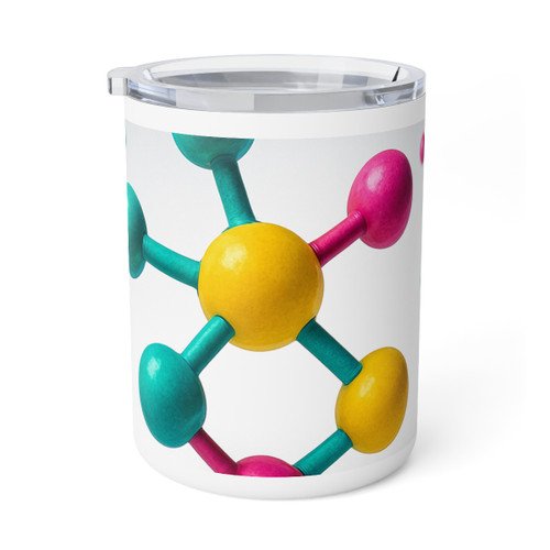 Molecular Harmony - Insulated Coffee Mug, 10oz 
