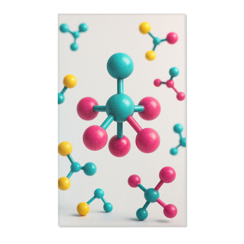 Molecular Harmony - Area Rugs 