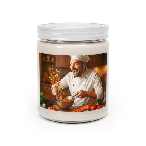 Whisk of Wonders - Scented Soy Candles with White Lid, 9oz