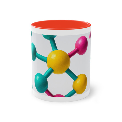Molecular Harmony - Two-Tone Coffee Mug, 11oz