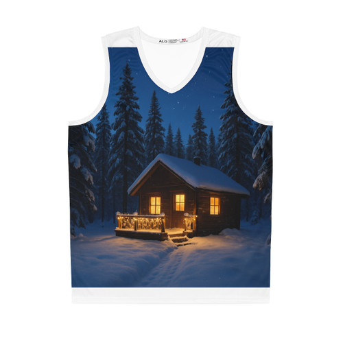 Joyful Winter Wonderland - Basketball Jersey (AOP)
