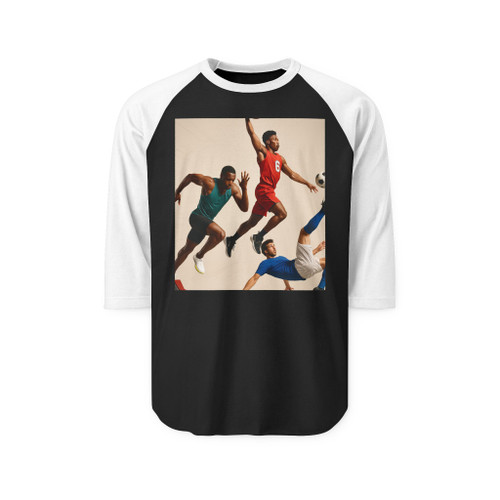 Energy Surge - Unisex Three-Quarter Sleeve Raglan Shirt