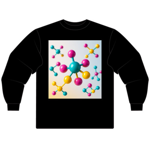 Molecular Harmony - Unisex Long Sleeve T-Shirt Molecular Harmony - Unisex Long Sleeve T-Shirt