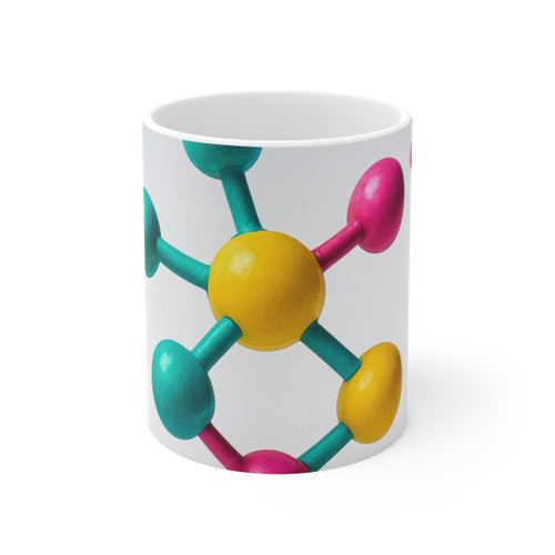 Molecular Harmony - Ceramic Coffee Cups, 11oz, 15oz