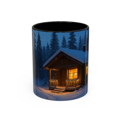 Joyful Winter Wonderland - Accent Coffee Mug (11, 15oz)