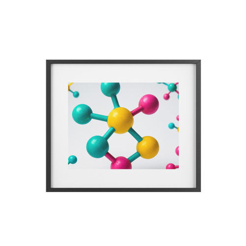 Molecular Harmony - Framed Posters, Matte