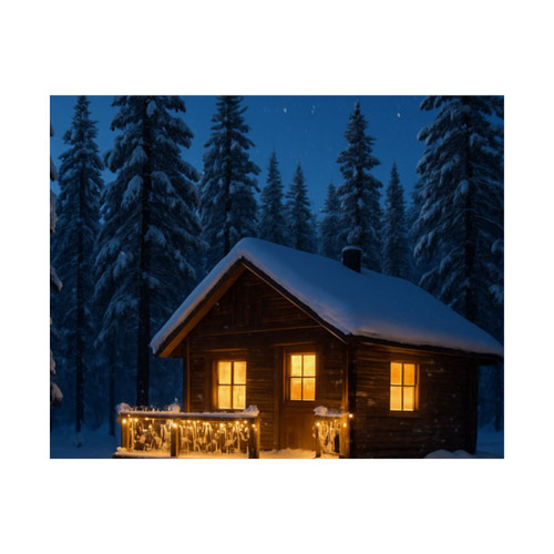 Joyful Winter Wonderland - Satin Posters (210gsm)