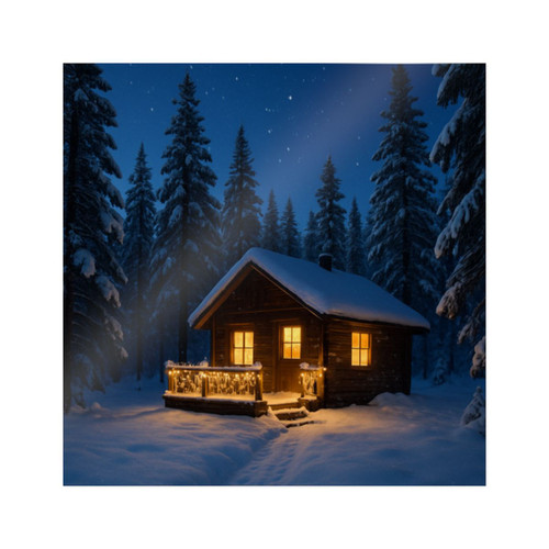 Joyful Winter Wonderland - Die-Cut Stickers, (DTF)