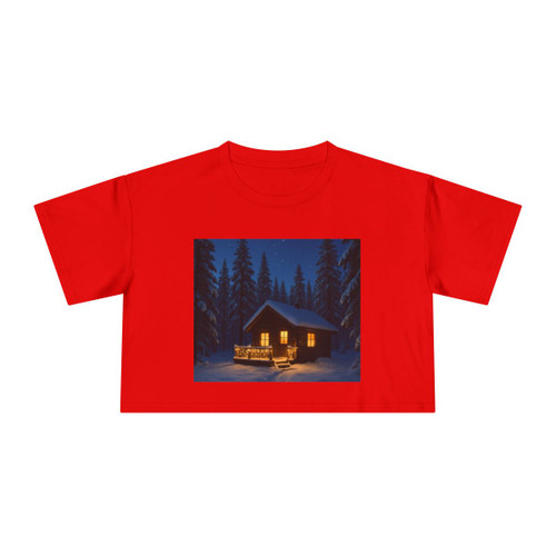 Joyful Winter Wonderland - Women's Crop Tee