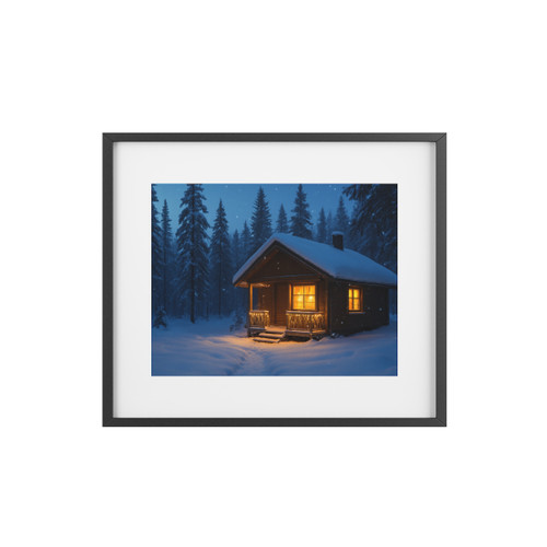 Joyful Winter Wonderland - Framed Posters, Matte