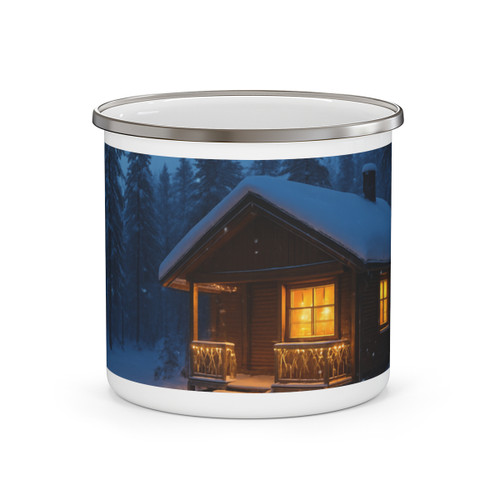 Joyful Winter Wonderland - Enamel Camping Mug