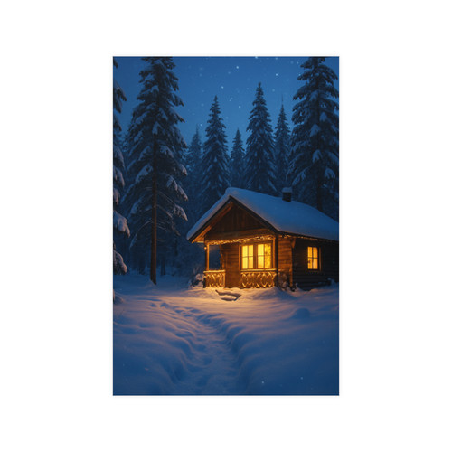 Joyful Winter Wonderland - Vertical and Horizontal Matte Posters