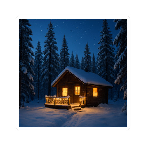 Joyful Winter Wonderland - Vinyl Kiss-Cut Stickers