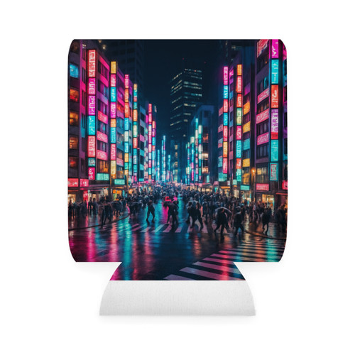 Tokyo Neon Streets - Can Cooler Sleeve
