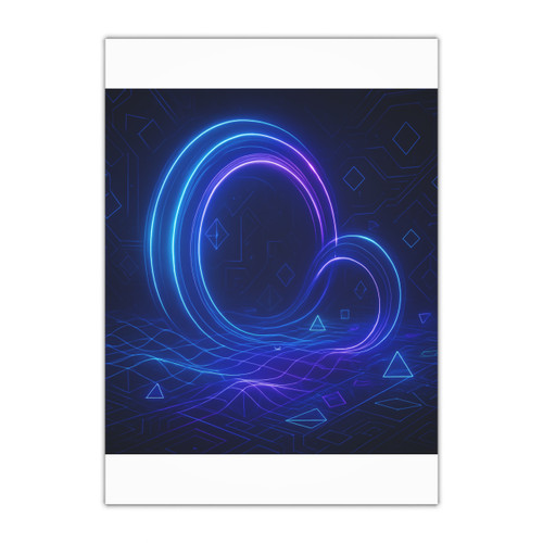 Digital Dreamscape - Gift Wrapping Paper Sheets, 1pc