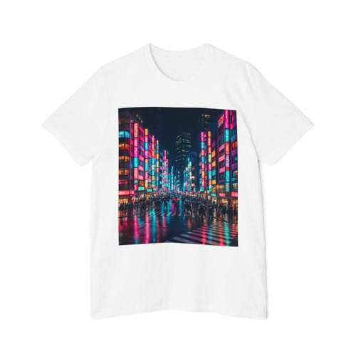 Tokyo Neon Streets - USA-Made Unisex Short-Sleeve Jersey T-Shirt