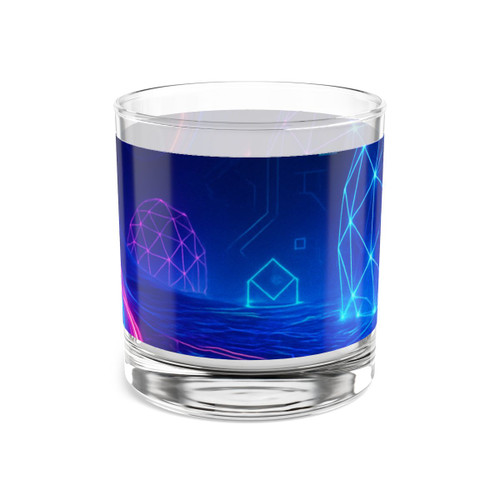 Digital Dreamscape - Rocks Glass, 10oz