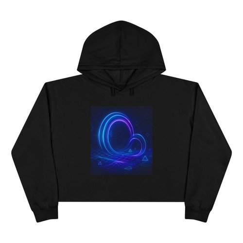 Digital Dreamscape - Crop Hoodie