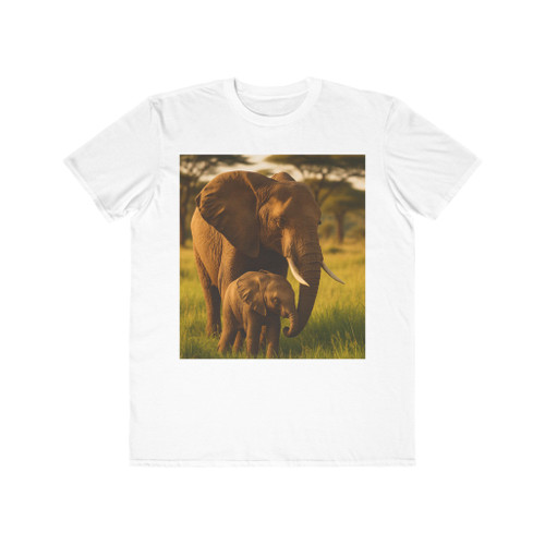 Dramatic Elephant Guardian - Men's Lightweight Fashion Tee