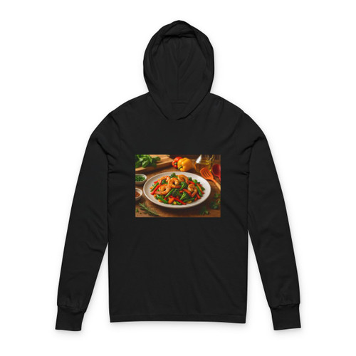 Flavorful Journeys - Unisex Hooded Long Sleeve Tee Flavorful Journeys - Unisex Hooded Long Sleeve Tee