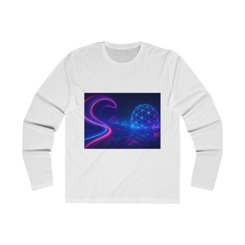 Digital Dreamscape - Men's Long Sleeve Crew Tee