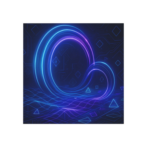 Digital Dreamscape - Square Magnet