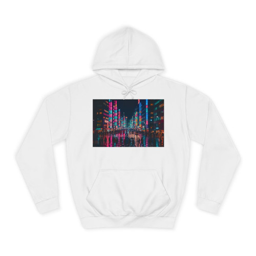 Tokyo Neon Streets - Unisex College Hoodie