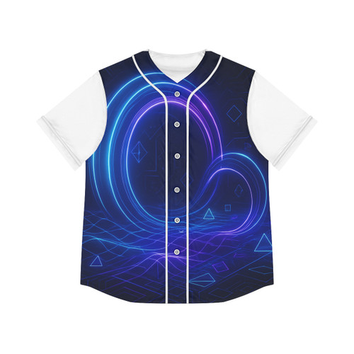 Digital Dreamscape - Women's Baseball Jersey (AOP)
