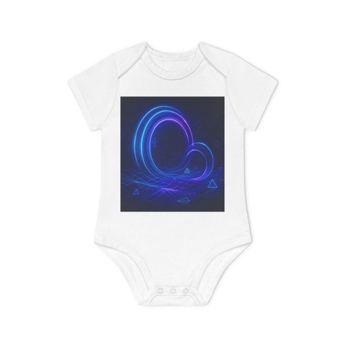 Digital Dreamscape - Baby Organic Short Sleeve Bodysuit
