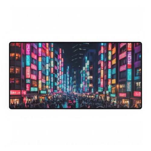 Tokyo Neon Streets - Desk Mats