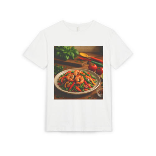 Flavorful Journeys - Unisex Sueded T-Shirt Flavorful Journeys - Unisex Sueded T-Shirt