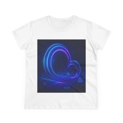 Digital Dreamscape - Women's Midweight Cotton Tee Digital Dreamscape - Women's Midweight Cotton Tee