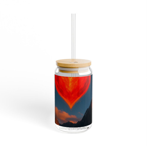 Brave Heart Rising - Sipper Glass, 16oz