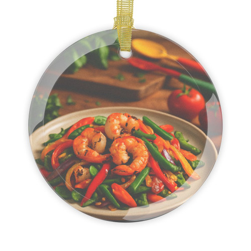 Flavorful Journeys - Glass Ornaments