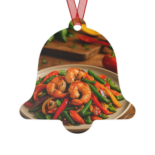 Flavorful Journeys - Metal Ornaments