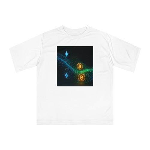 Digital Currency Wave - Unisex Zone Performance T-shirt