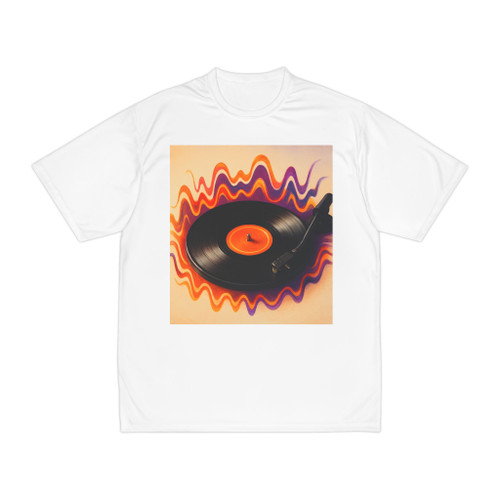 Groovy Vinyl Escape - Men's Performance T-Shirt Groovy Vinyl Escape - Men's Performance T-Shirt