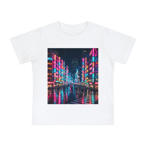 Tokyo Neon Streets - Baby Short Sleeve T-Shirt