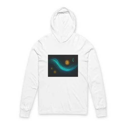 Digital Currency Wave - Unisex Hooded Long Sleeve Tee Digital Currency Wave - Unisex Hooded Long Sleeve Tee